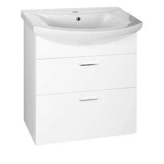 ZOJA Unterschrank mit Schubladen 61,5x74x32 cm, weiß