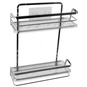 KIM Ablage 2-Fach, 263x325x105mm, chrome