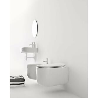 NOLITA Hänge-WC, spülrandlos, 35x55cm, weiß
