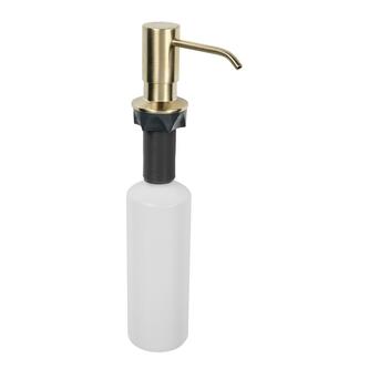 Einbauseifenspender, rund, Gold matt