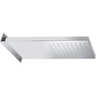 Wand-Kopfbrause, 500x200mm, polierter Edelstahl
