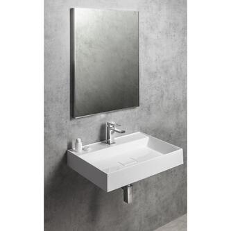 GODIVA Waschtisch 68x44cm, Gussmarmor, weiß
