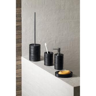 HELEN  Glas/Zahnputzbecher, schwarz