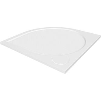 ARCA Gussmarmor-Duschwanne, Viertelkreis, 80x80cm, R550