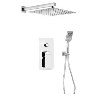 SPY Unterputz-Duscharmatur mit Hebelmischer, 2 Abgänge, Chrom