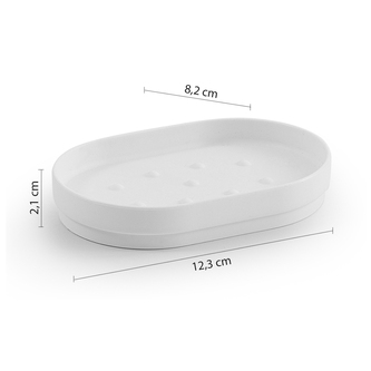 SHARON Seifenschale weiß