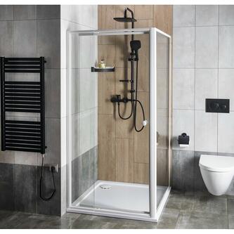 AMICO Nischentür 800x1020mm, Klarglas