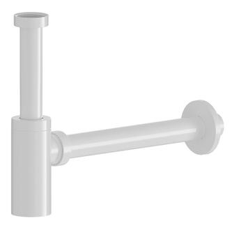 Waschtisch-Siphon 5/4", Durchmesser 32mm, weiß