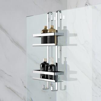 MYLINE Duschregal, 240x490x220mm, polierter Edelstahl