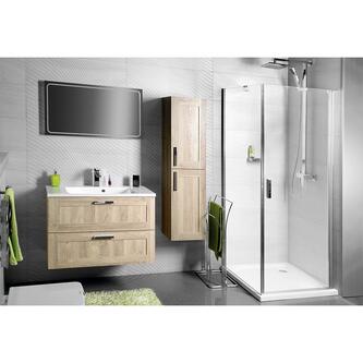 SLIM Keramik-Waschtisch 90x46,5cm, Weiß