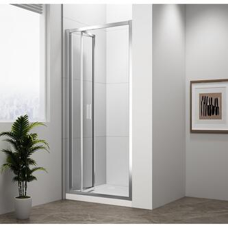 EASY LINE Nischentür/ Duschfalttür 700mm, Klarglas