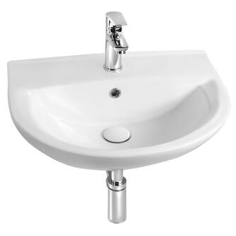 SPIRAL Keramik Waschbecken 60x47cm, Weiß