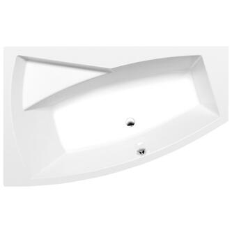 Raumspar Badewanne EVIA 170x100x47cm, links, weiß