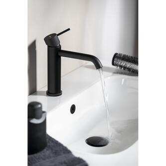 ULTRASAN Waschtischarmatur, Schwarz matt