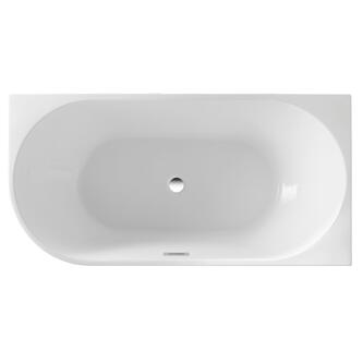 TIBERA R Eckbadewanne 170x80cm, weiß