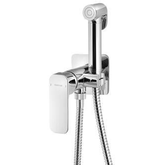 SPY Unterputz-Armatur mit WC-Handbrause, chrom