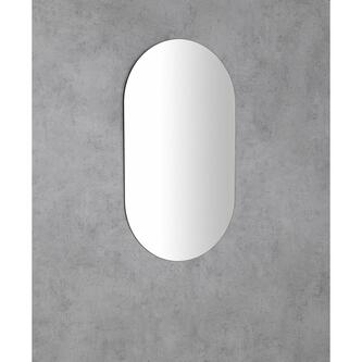 Spiegel mit Schnittkante 40x70cm, Oval, CU free