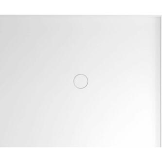 MIRAI Gussmarmor - Duschwanne, Rechteck 110x90x1,8cm, rechts, weiß