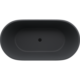 REDUTA Freistehende Badewanne 150x75x58cm, Anthrazit matt