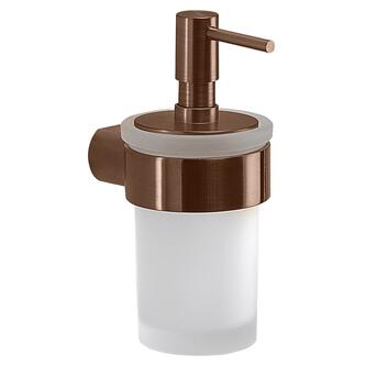 PIRENEI Seifenspender, Milchglas, Kupfer matt
