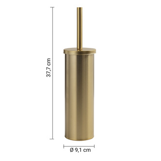 FLIP WC-Bürste zum Stellen, Gold matt