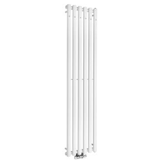 PILON Badheizkörper 418x1800mm,800W, mit 6 Haken, Weiß matt