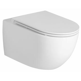FULDA Hänge-WC, spülrandlos, 36x52,5cm, weiß