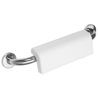 HANDICAP Haltegriff mit Rückenlehne 500mm, Edelstahl, poliert