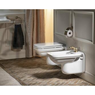 WALDORF Hänge-Bidet 37x55cm, weiß