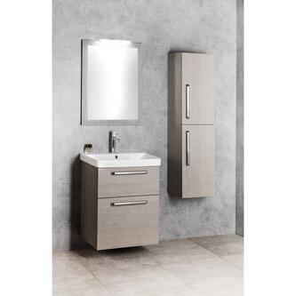THEIA Unterschrank 46,4x70x44,2cm, 2xSchublade, Silbereiche