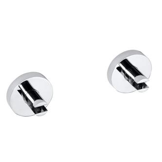 X-ROUND Glasablage halter 8mm, Chrom