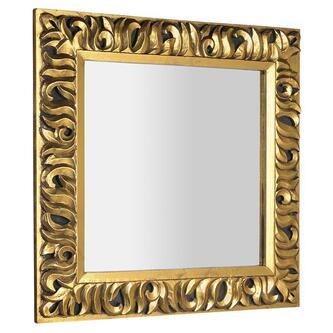 ZEEGRAS Rahmenspiegel, 90x90cm, Gold