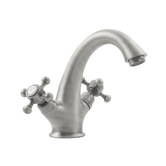 ANTEA Waschtischarmatur mit Ablaufgarniturgarnitur, hoch, poliertes Nickel