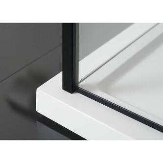 Zoom Line Black Eckige Duschkabine 900x900mm L/R Variante