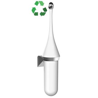 ECOLORED Hänge-WC-Bürste, ABS, Weiß