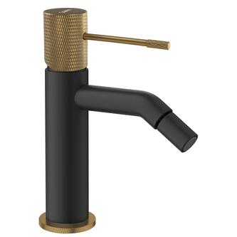 SOLARIS Bidetarmatur, Schwarz/Gold matt