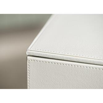 LUXURY Wäschekorb 30x61,8x30cm, Weiß