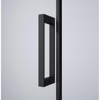 DRAGON BLACK Rechteckige Duschkabine 1600x900mm L/R Variante