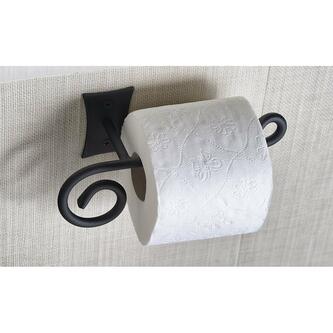 REBECCA Toilettenpapierhalter ohne Deckel, Schwarz