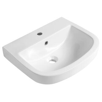 VIBRANT Keramik Waschtisch 51x42cm, Weiß