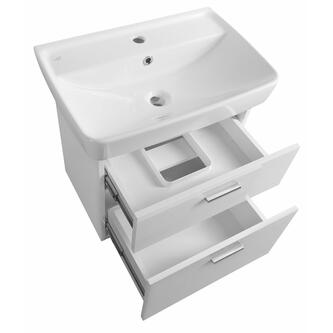 ZOJA Unterschrank mit Schubladen 50x50x37cm, Weiß