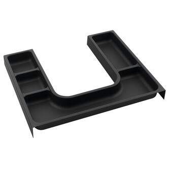 LINDO Organizer "U" 372x36x323 mm, Kunststoff, anthrazit