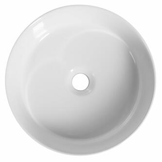 ROMBO Aufsatzwaschtisch,  Keramik, Durchmesser 36cm, weiss