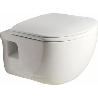 BRILLA CLEANWASH Hänge-WC mit Bidetbrause, spülrandlos, 36,5x53cm, weiss