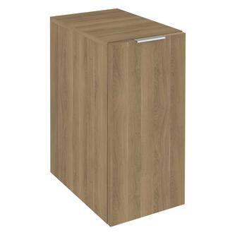 CIRASA Unterschrank 30x64x46cm, Wäschekorb, Eiche cuneo