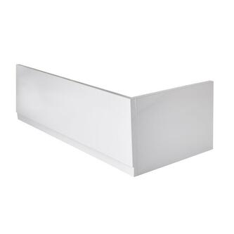 PLAIN 160 Frontschürze 160x59cm, links, weiß