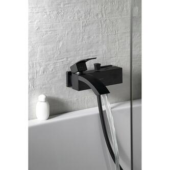 GINKO Wannenarmatur, schwarz matt