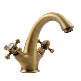 ANTEA Waschtischarmatur mit Ablaufgarnitur 120mm, bronze