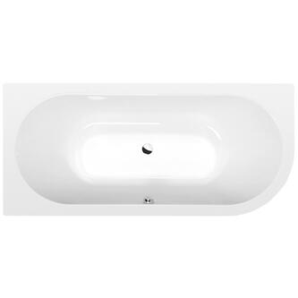 VIVA L asymmetrische Badewanne 175x80x47cm, links, weiß
