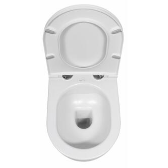 INFINITY Hänge-WC, spülrandlos, 36,5x53cm, weiss matt
